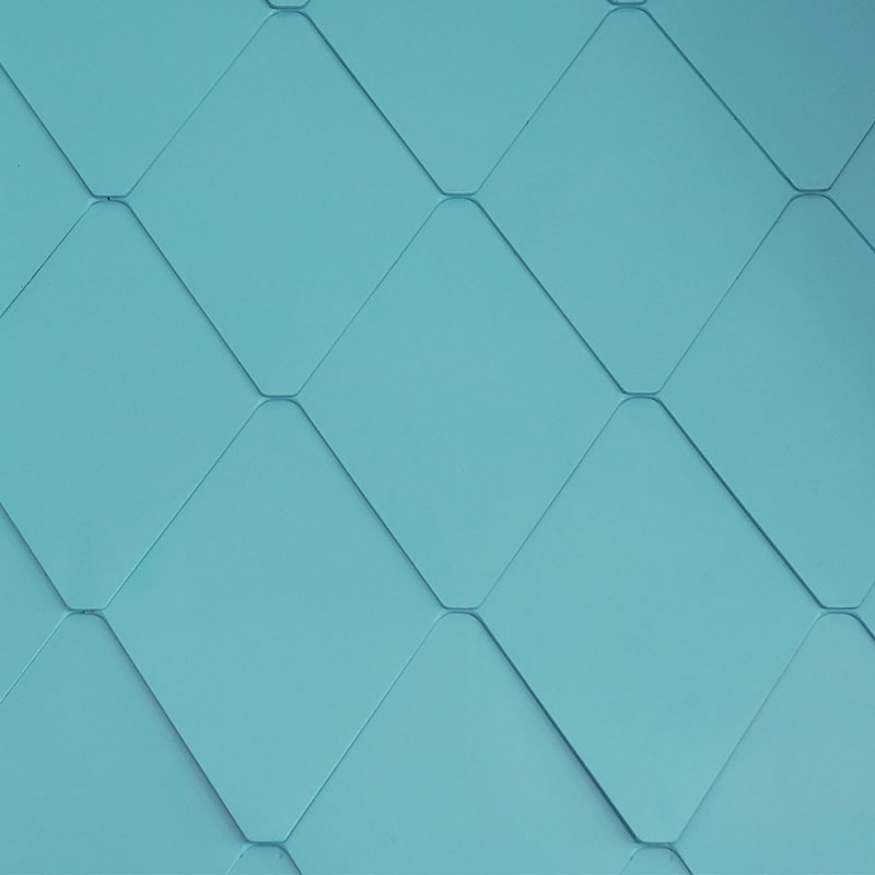 Faianță metalică în formă de diamante din aluminiu magneziu